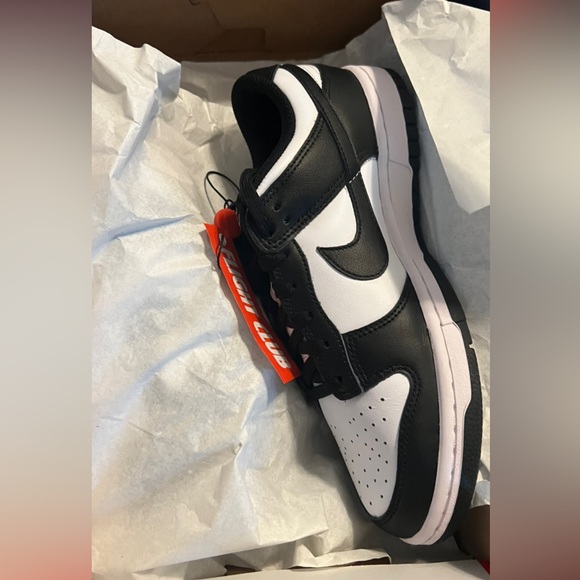 Nike Dunk Low Retro “Panda” Black and white  size 7.5 - Picture 1 of 3